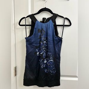 White House Black Market Floral Halter Top